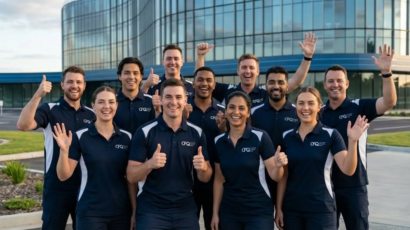 Clean Force QLD cleaning team